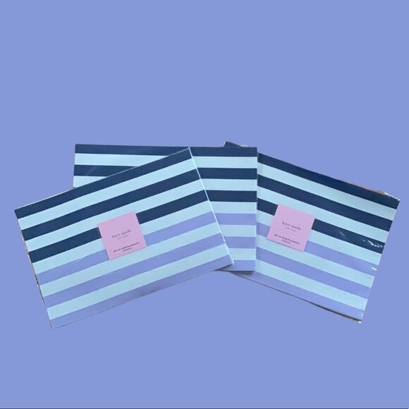 KATE SPADE NEW SPRINGTIME 4 PIECE PLACEMENT SET 13”x19” - Picture 6 of 8